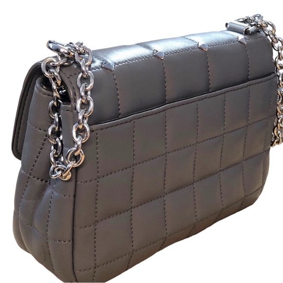 Michael Kors Soho Small Chain Leather Shoulder Bag 30T1S1SL2U - Picture 7 of 14